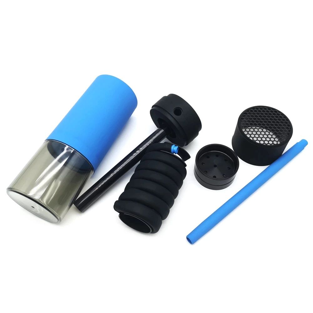 Portable Arabic Hookah Cup Set – Mini Narguile Shisha with Protective Cover, Indoor & Outdoor Use